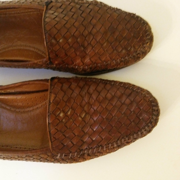 Garys International Weave Leather Loafer Shoes - Picture 7 of 8